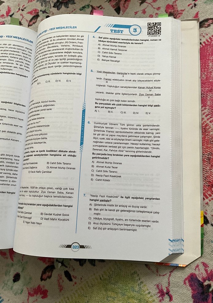 Limit Yayınları AYT Edebiyat Soru Bankası - Görsel 4