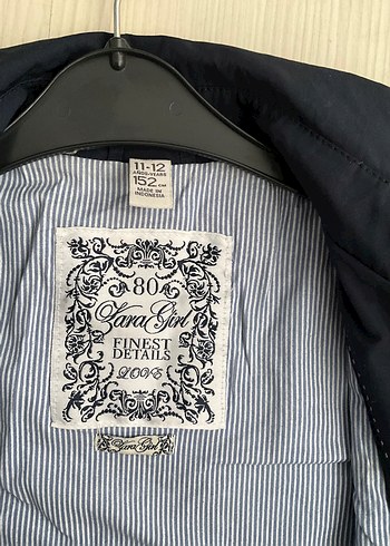 Zara Düğmeli Midi Lacivert Kadın Trençkot - Görsel 7