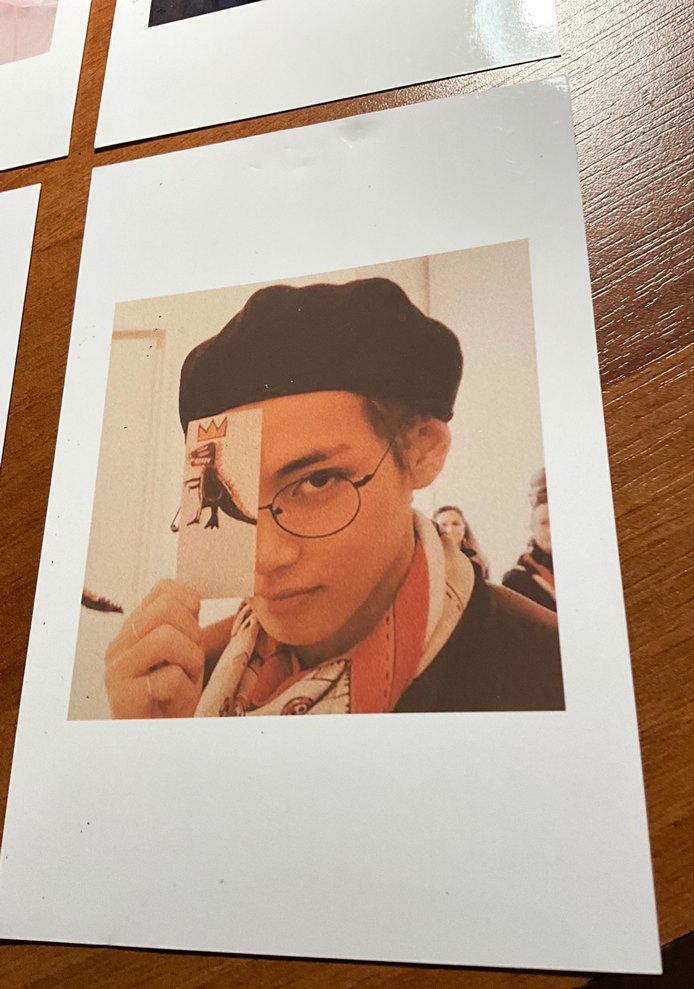 BTS V TAEHYUNG Fotoğraf Kartları HD baskı - Görsel 3