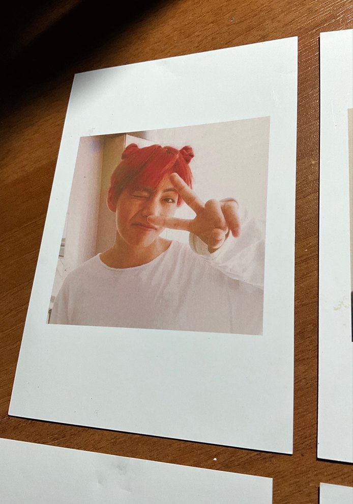 BTS V TAEHYUNG Fotoğraf Kartları HD baskı - Görsel 5