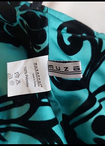 Muzaffer marka Turkuaz çok şık tuvalet - Görsel 3