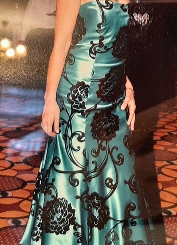 Muzaffer marka Turkuaz çok şık tuvalet - Görsel 4