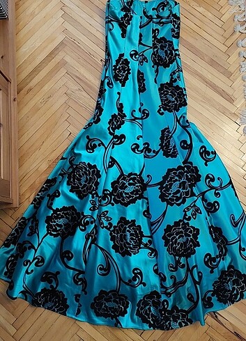 Muzaffer marka Turkuaz çok şık tuvalet - Görsel 6