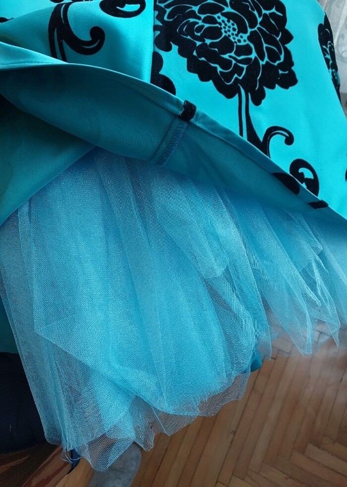 Muzaffer marka Turkuaz çok şık tuvalet - Görsel 5