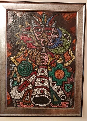 Orjinal otantik Peru tablo-deri üzerine - Görsel 2