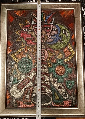 Orjinal otantik Peru tablo-deri üzerine - Görsel 4