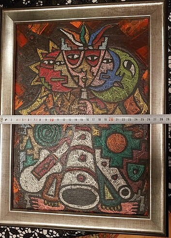 Orjinal otantik Peru tablo-deri üzerine - Görsel 5