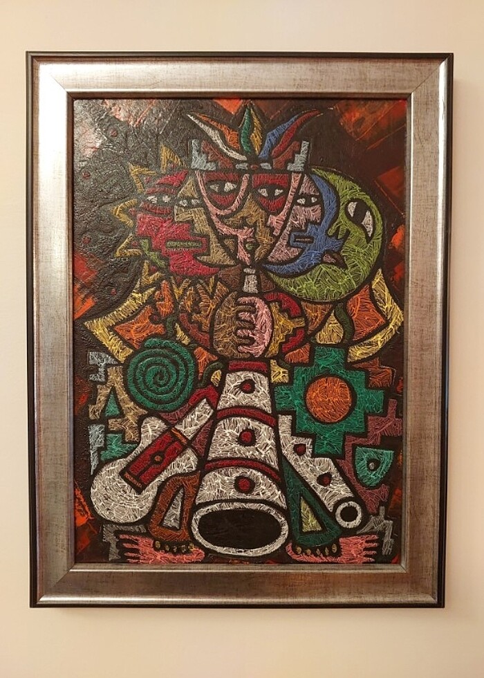 Orjinal otantik Peru tablo-deri üzerine - Görsel 3