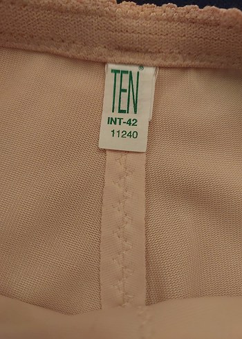 Koyu krem TEN marka ladın KORSE - Görsel 5