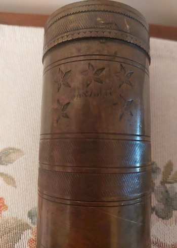 Garanti Damgalı Antika Pirinç Kahve Değirmeni | Koleksiyonluk - Görsel 2