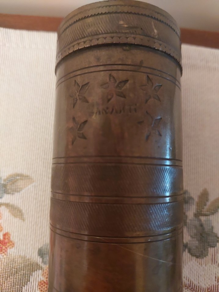 Garanti Damgalı Antika Pirinç Kahve Değirmeni | Koleksiyonluk - Görsel 2