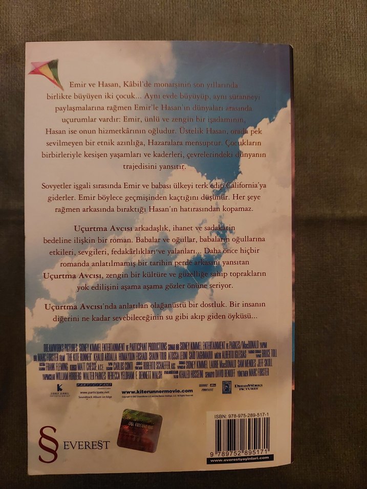 Uçurtma Avcısı - Khaled Hosseini - Görsel 2