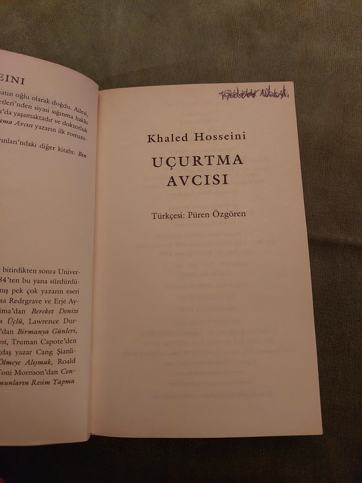 Uçurtma Avcısı - Khaled Hosseini - Görsel 3