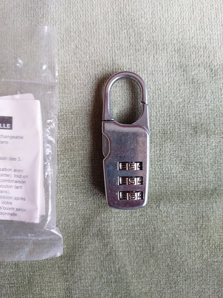 Kipling metal, Kombinasyonlu Şifreli Valiz-çanta  kiliti - Görsel 2