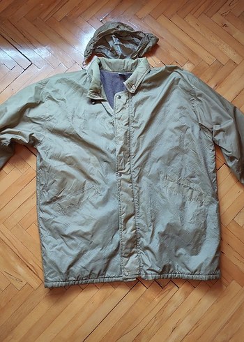 Bej geniş kesim XL-XXL kadin yağmurluk - Görsel 3