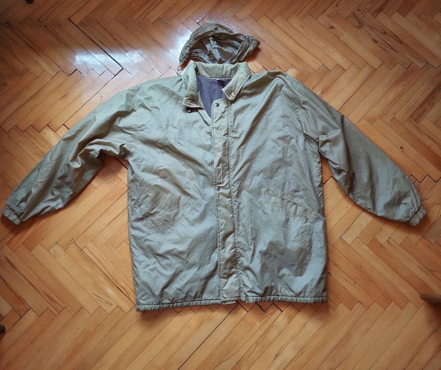 Bej geniş kesim XL-XXL kadin yağmurluk - Görsel 3