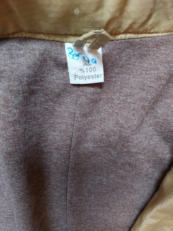 Bej geniş kesim XL-XXL kadin yağmurluk - Görsel 4