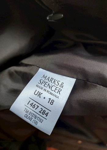 Marks & Spencer Kadın Kapitone Kaban UK18 beden - Görsel 6