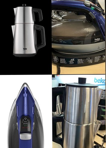 Beko Mavi Ütü ve Çay Makinesi Seti