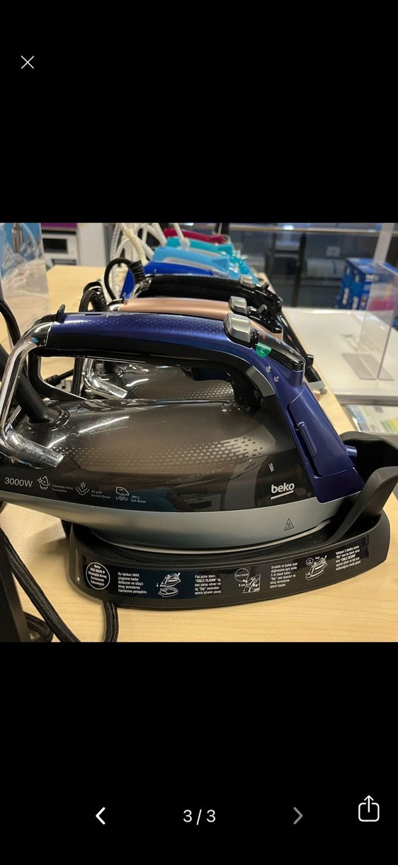 Beko Mavi Ütü ve Çay Makinesi Seti - Görsel 2