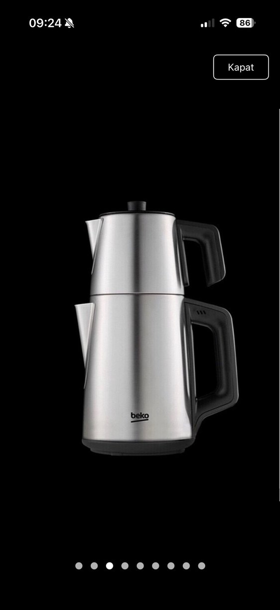 Beko Mavi Ütü ve Çay Makinesi Seti - Görsel 5