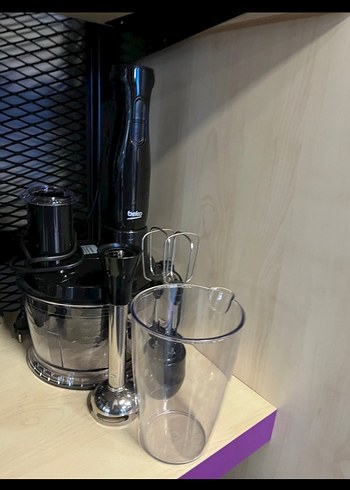 Beko Çok Amaçlı rende Blender Seti Siyah ve ızgara tost makinesi - Görsel 6