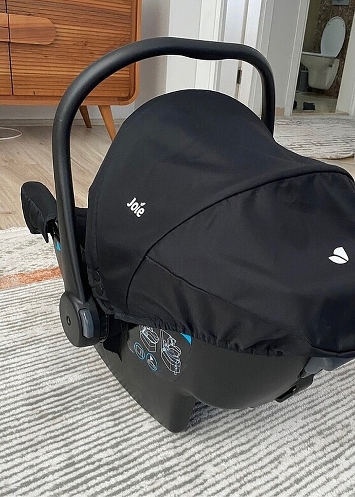 Joie juva 0-13 kg oto koltuğu black ink - Görsel 5