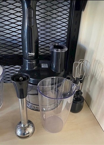 Beko Siyah Rende ve El Blender Seti kullanılmamış sıfır - Görsel 2