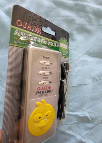 Sarı OJADE FM Radyo ve Kulaklık Seti - Görsel 3
