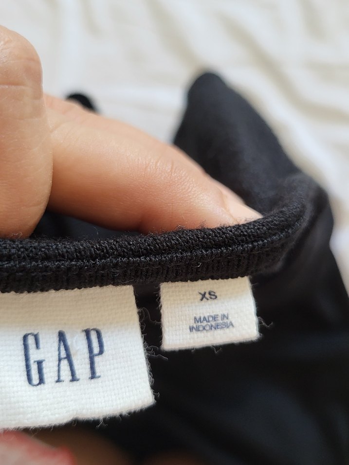 gap marka siyah elbise - Görsel 3