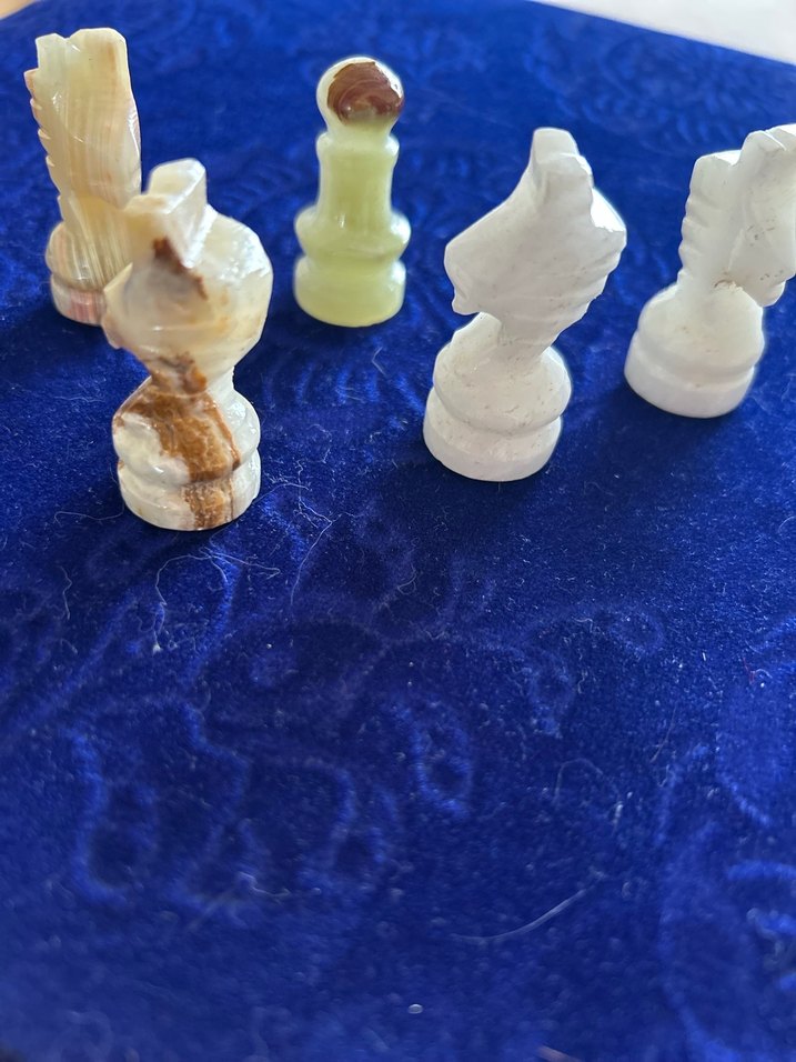 Mermer satranç takımı - Görsel 5