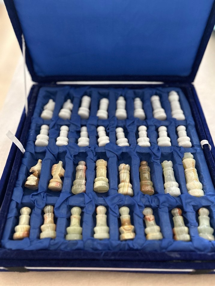 Mermer satranç takımı - Görsel 2