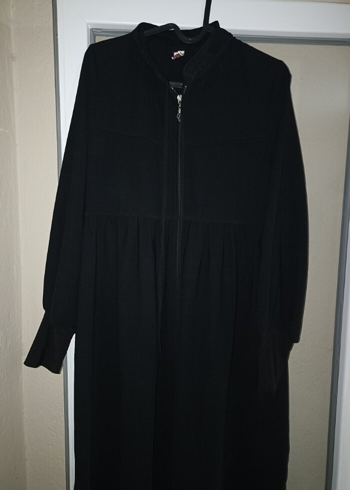 Ferace pardesü soft krep kumaş - Görsel 2