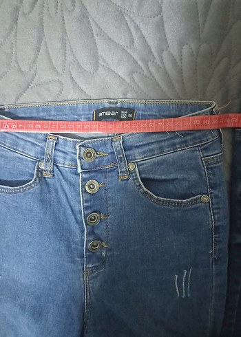2 adet dar paça kot pantolon jeans - Görsel 6