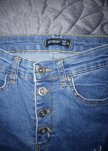 2 adet dar paça kot pantolon jeans - Görsel 3