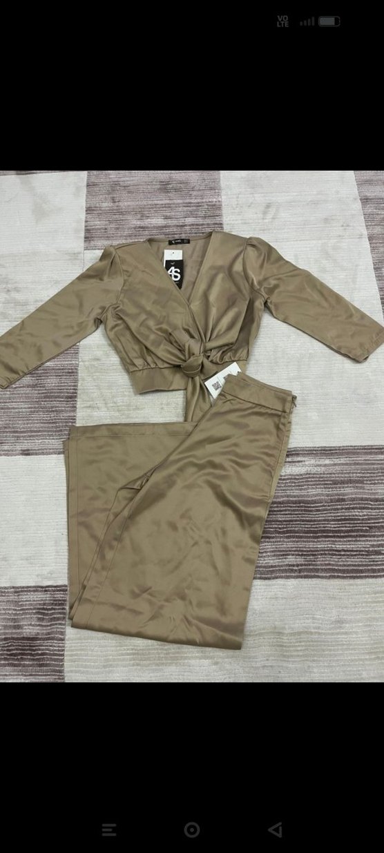 Saten kumaş ikili takım - Görsel 3