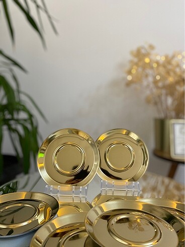 Diğer Olayhome Gold Çay Tabağı Takımı