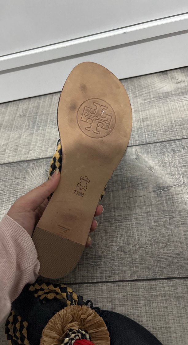 Tory Burch Püsküllü Bohem Kadın sandalet terlik - Görsel 4