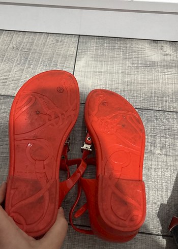 Ralph lauren turuncu Tokalı Kadın Sandalet - Görsel 5