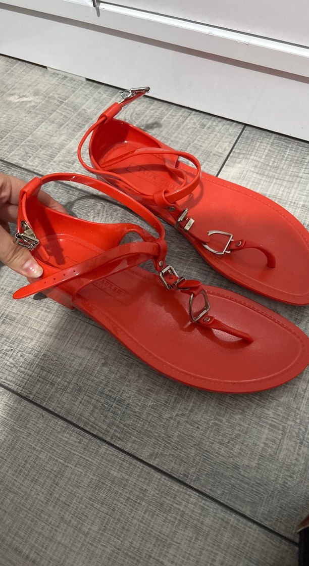 Ralph lauren turuncu Tokalı Kadın Sandalet - Görsel 2