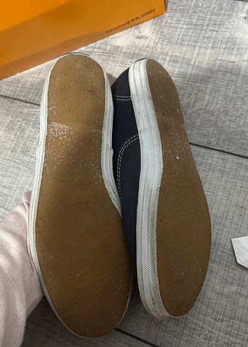 Keds Kadın Gri Denim Günlük Spor Ayakkabı - Görsel 4