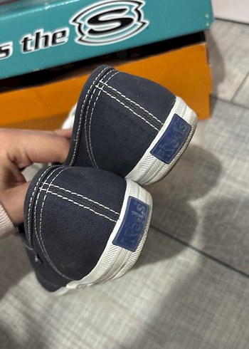Keds Kadın Gri Denim Günlük Spor Ayakkabı - Görsel 3