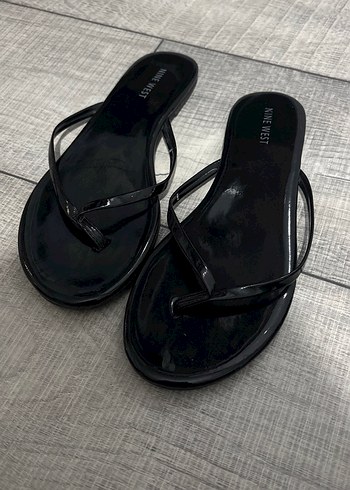 Nine west Siyah Rugan Terlik - Görsel 3