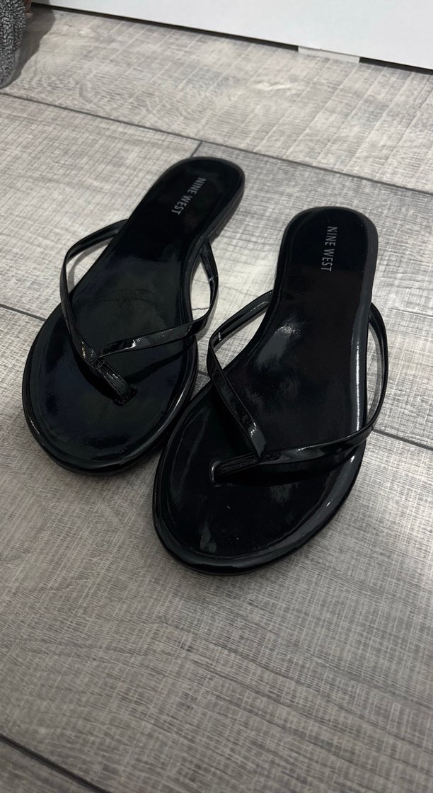 Nine west Siyah Rugan Terlik - Görsel 3