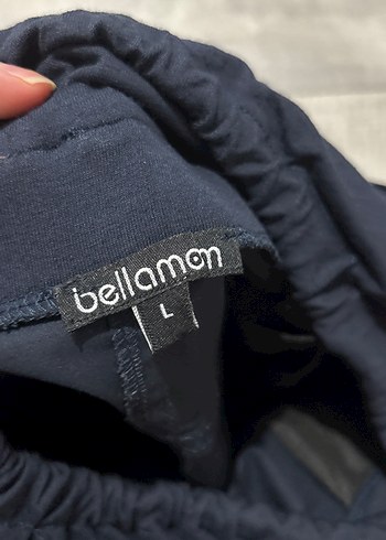 Bellamom Kemer Detaylı Lacivert Hamile Midi Etek - Görsel 7