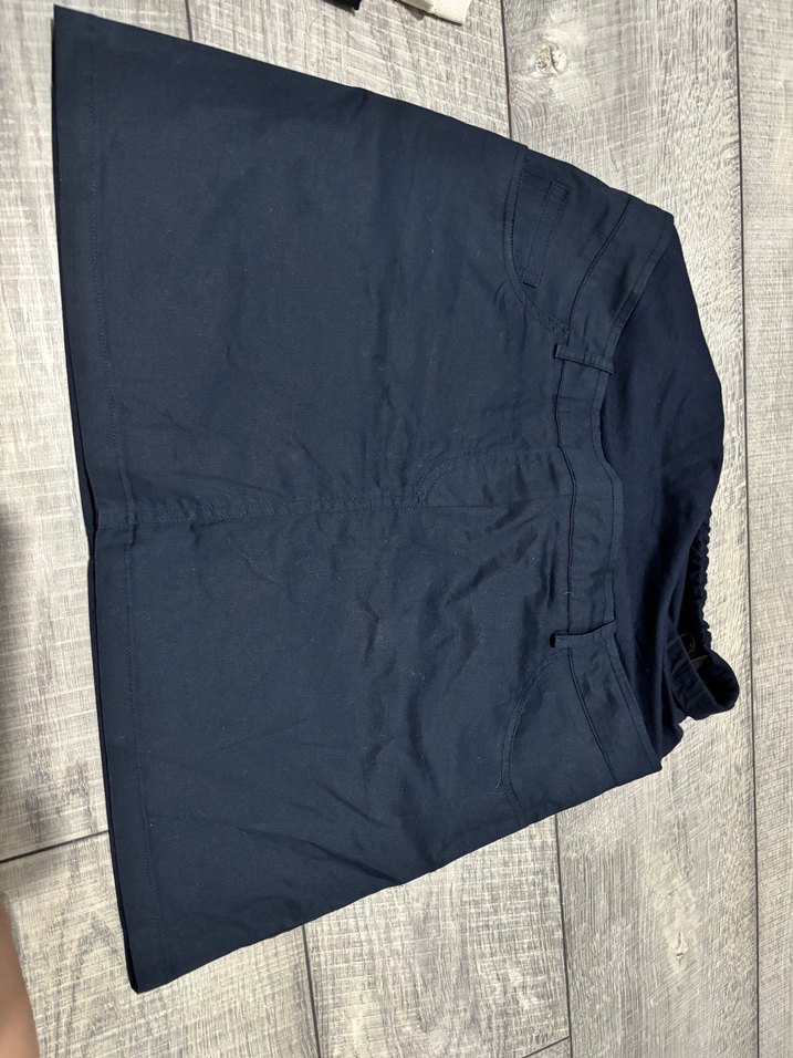 Bellamom Kemer Detaylı Lacivert Hamile Midi Etek - Görsel 3