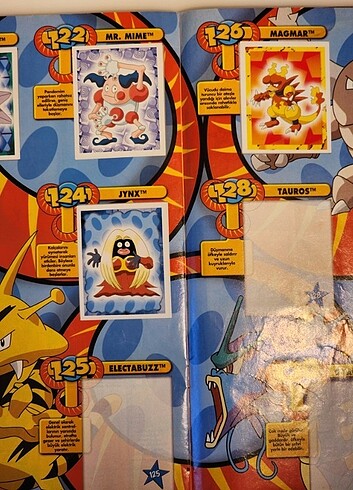 pokemon çıkartma sticker dergisi  - Görsel 5