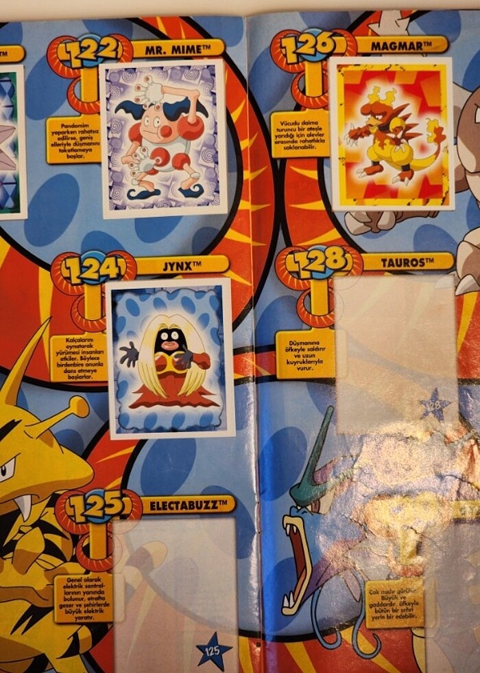 pokemon çıkartma sticker dergisi  - Görsel 5
