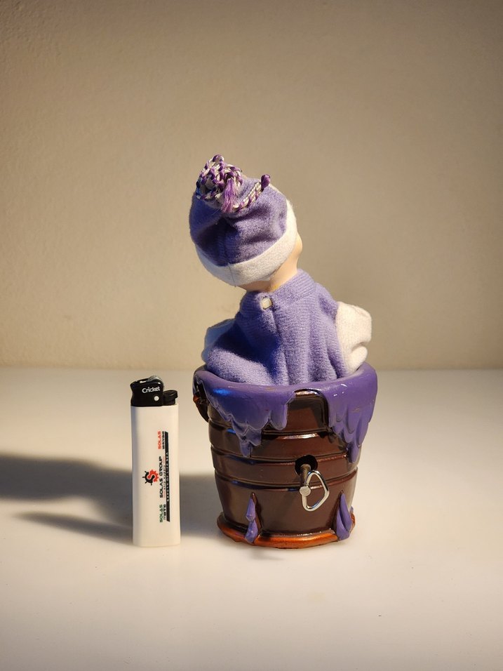 kurmalı müzikli bebek figürü - Görsel 2