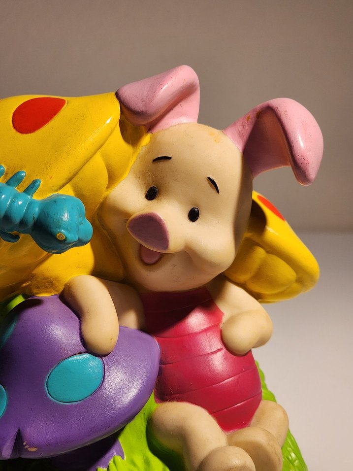 Winnie The Pooh Piglet Figürü Kumbara - Görsel 3